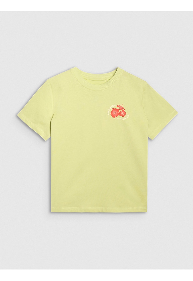 Tricou Oversize - Galben pal - Galben pal