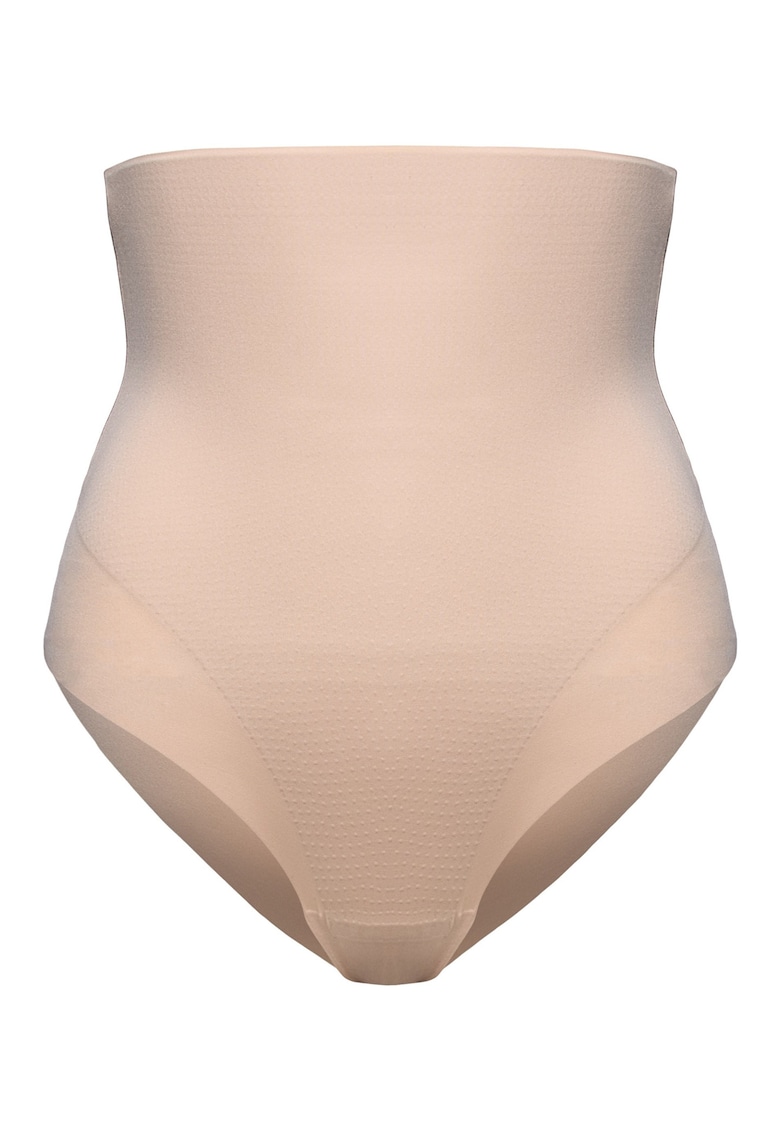 Chiloti modelator cu talie inalta - Bej Smooth - Bej