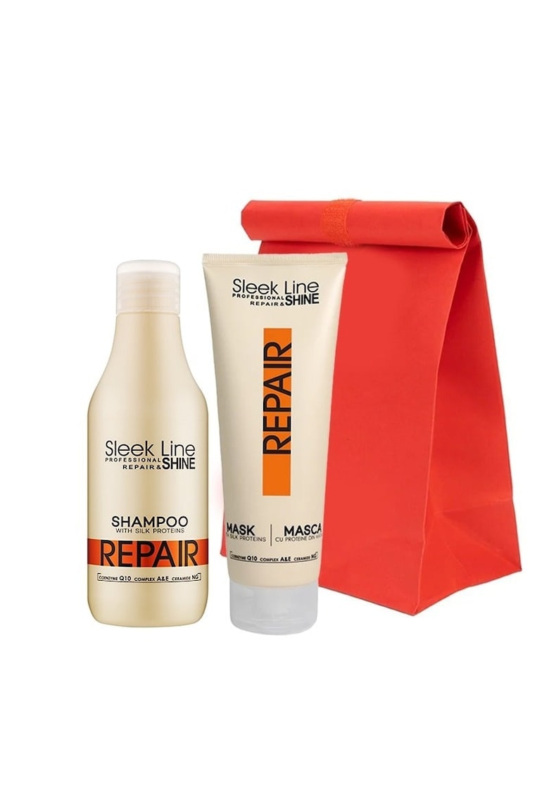 Set Repair – Sampon - 300 ml si Masca cu proteine din matase pentru par deteriorat - 250 ml