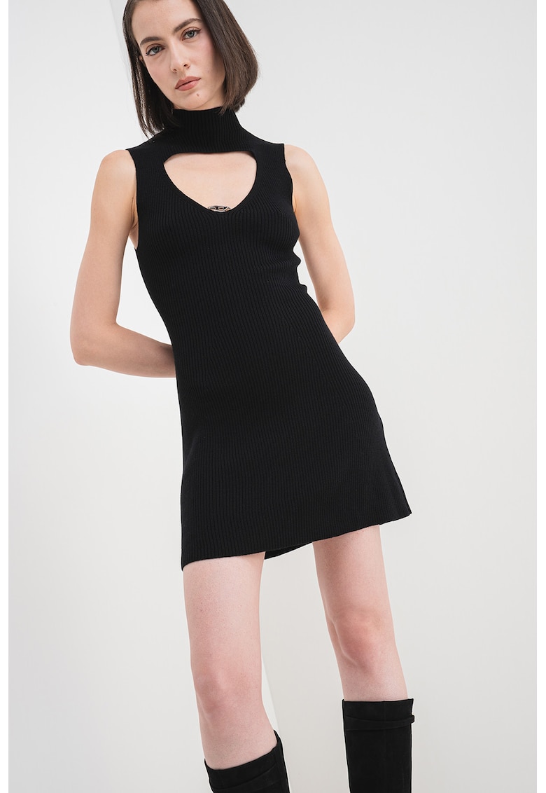 Rochie din lana cu decupaj frontal M-Oloni