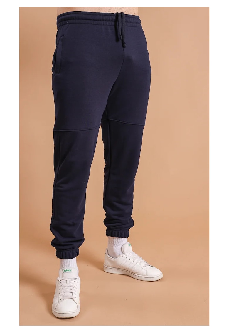 Pantaloni sport cu snur si manseta elastica pentru barbati