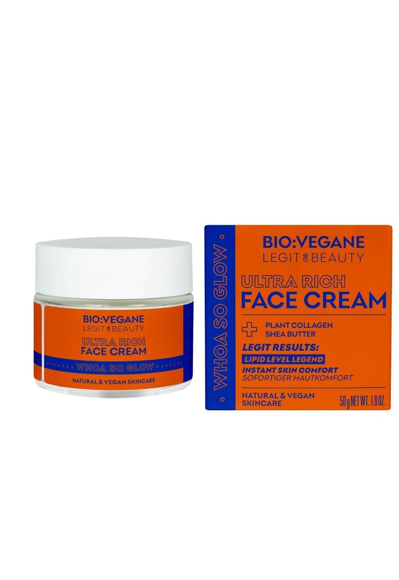 Crema de fata intens hidratanta - Whoa So Glow - Bio:Vegane Legit Beauty - 50 ml