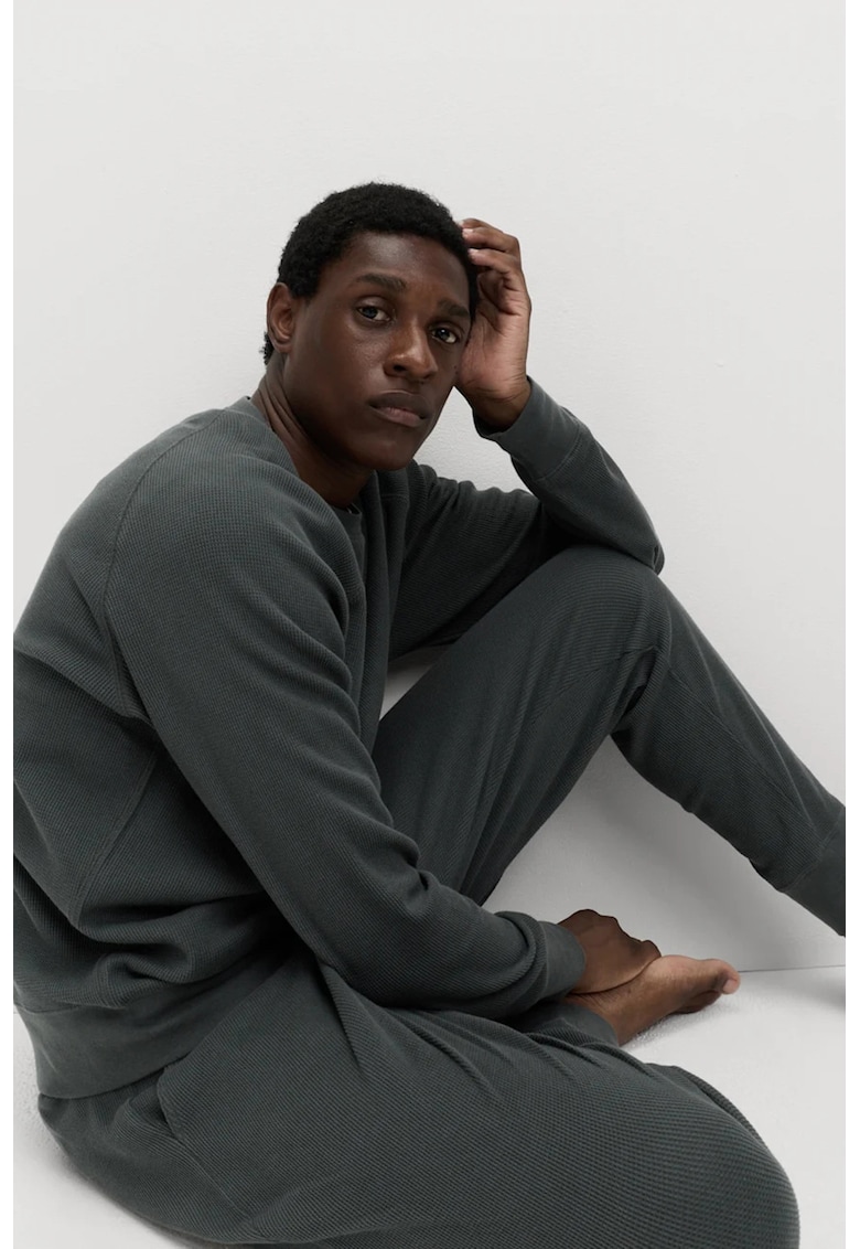 Bluza de trening de casa cu maneci raglan