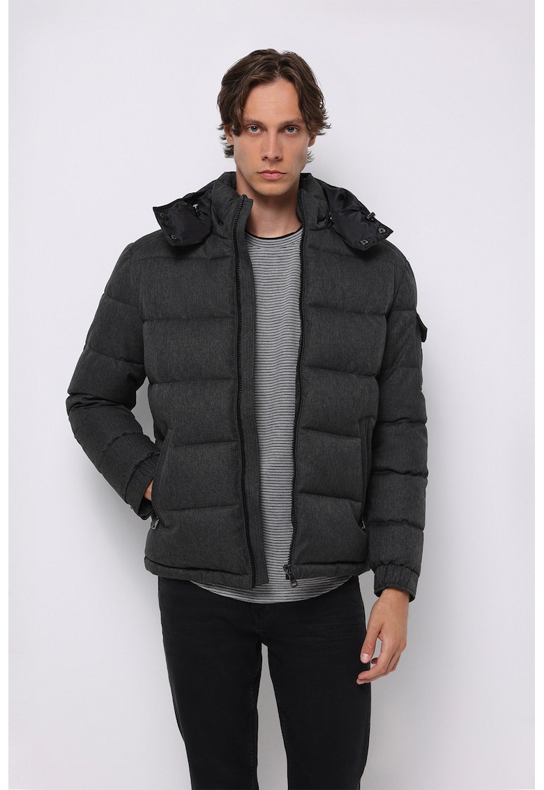 Geaca cu buzunare cu fermoar