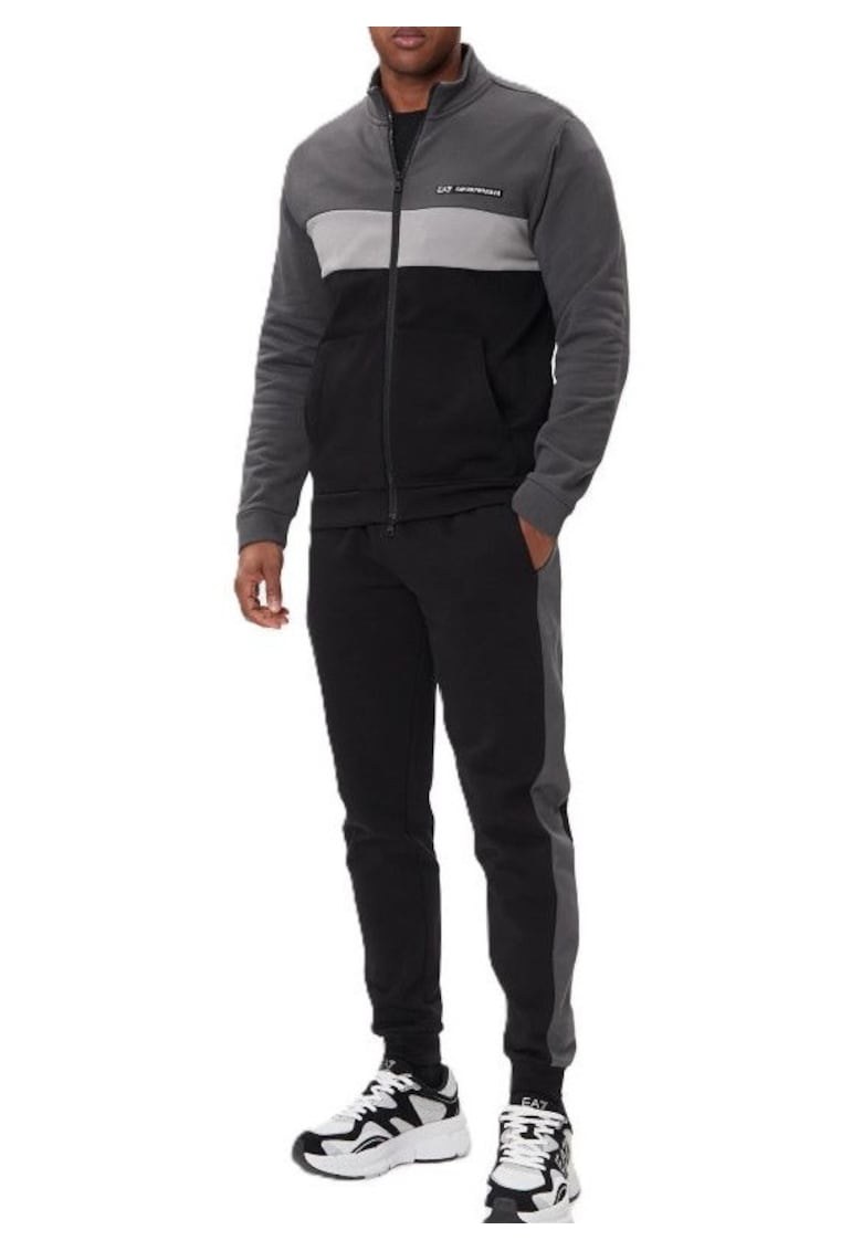 Trening  TRAIN ATHLETIC COLOUR BLOCK M T-SUIT FZ CH COPL-7M000941-AF10377-MC165