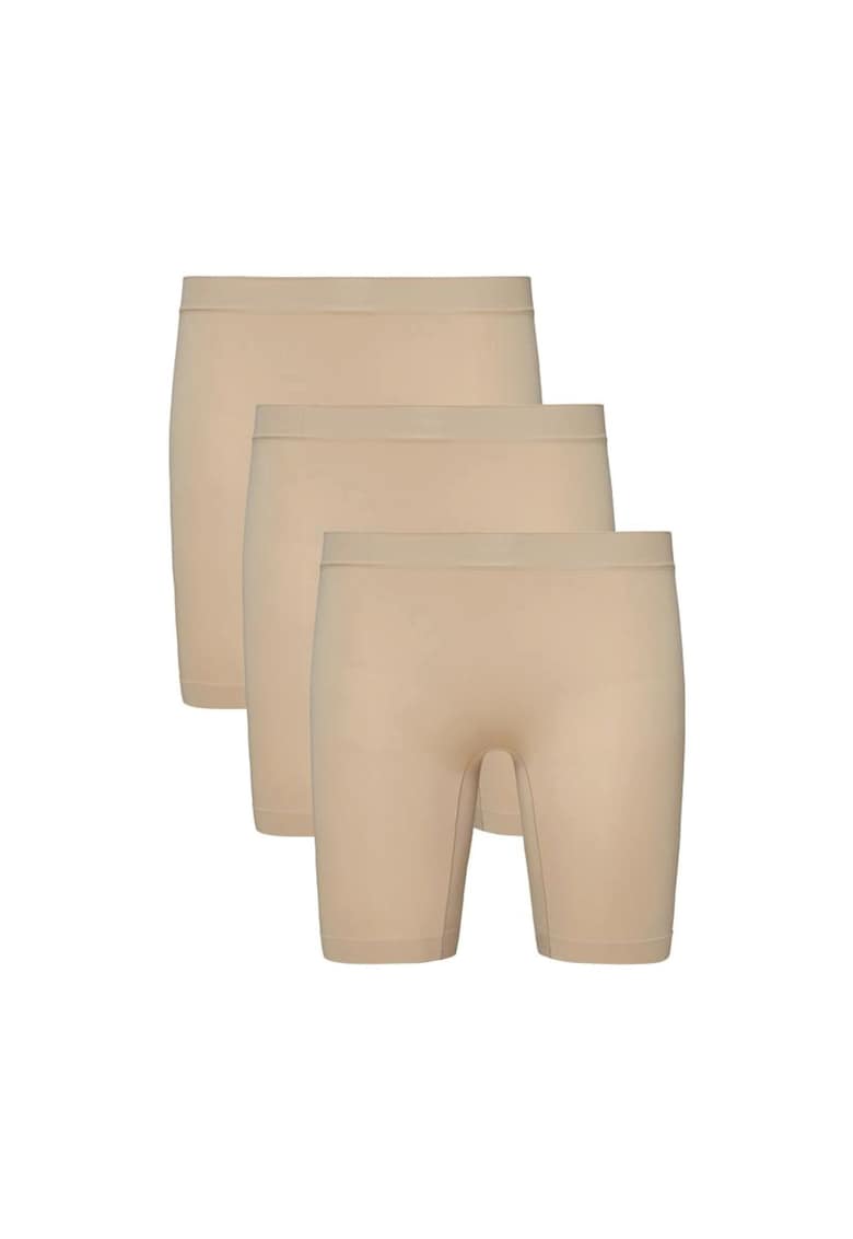 Jockey Set de colanti scurti pentru ciclism Skimmies - 3 piese - Bej