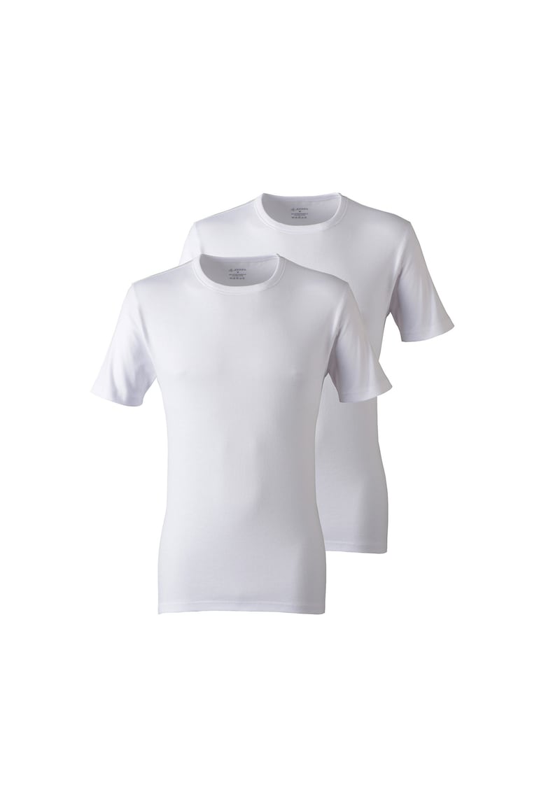 Jockey Set de tricouri slim fit din bumbac - 2 piese - Alb