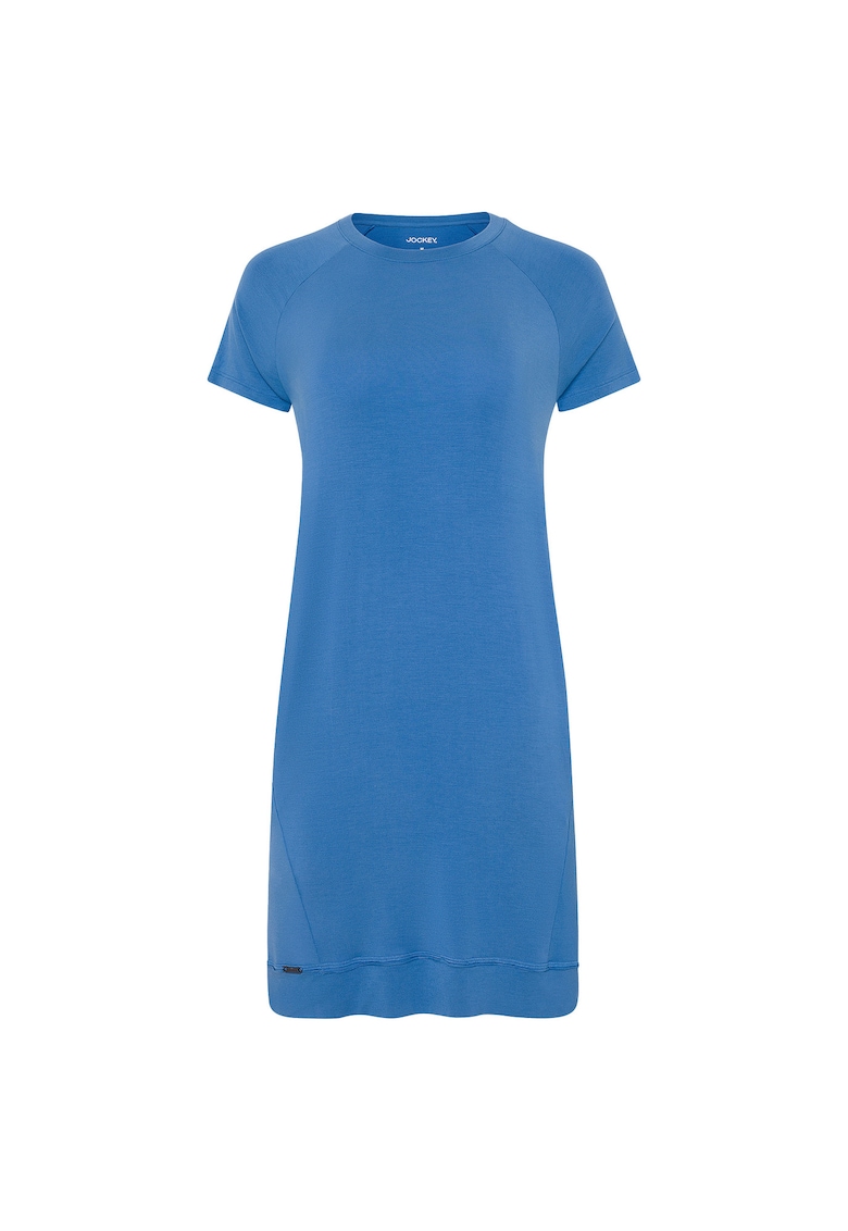 Camasa de noapte din amestec de modal cu buzunare laterale