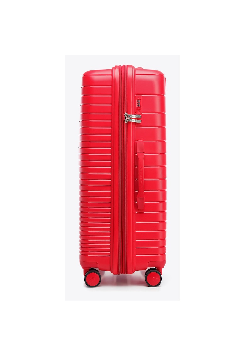 Wittchen Troler mare polipropilen - extensibil 4cm - capacitate 91-104 litri - rosu