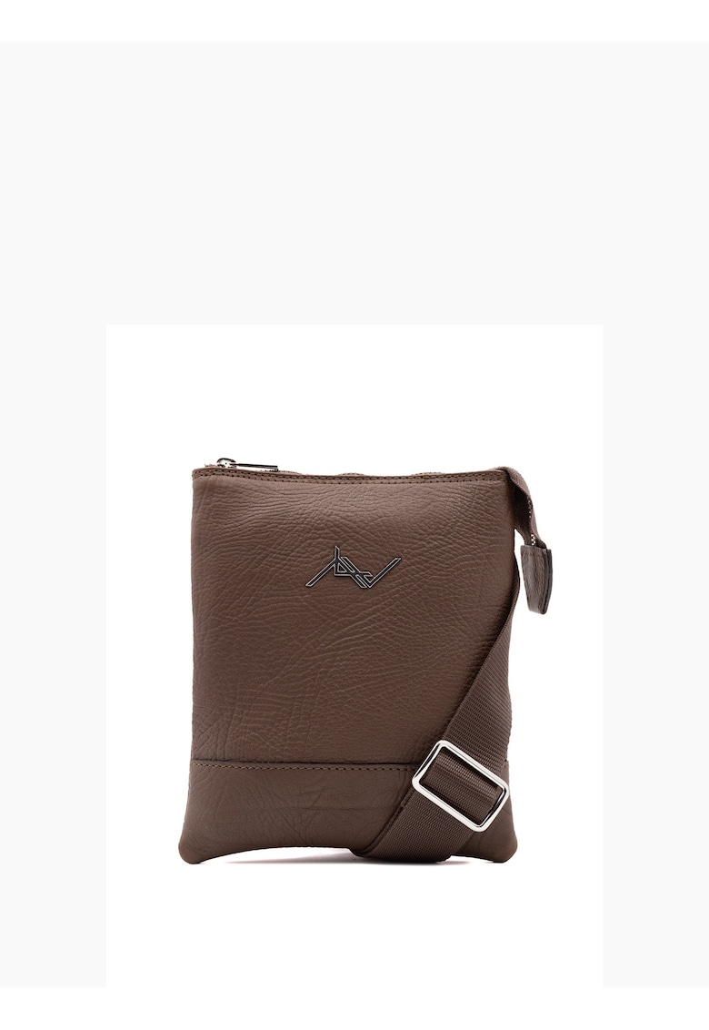 Geanta crossbody de piele cu bareta ajustabila Elora Lux