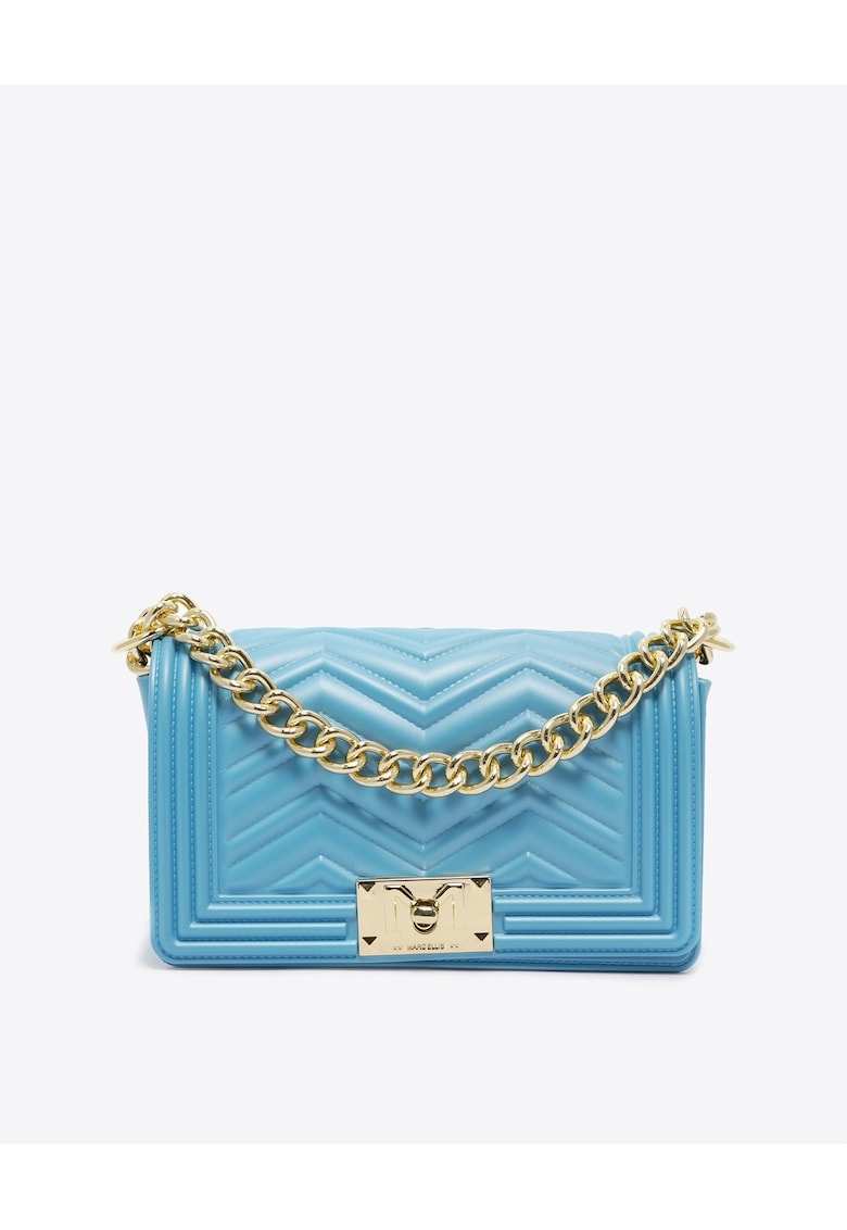 Geanta crossbody Erisia Elite - Auriu/Albastru azur