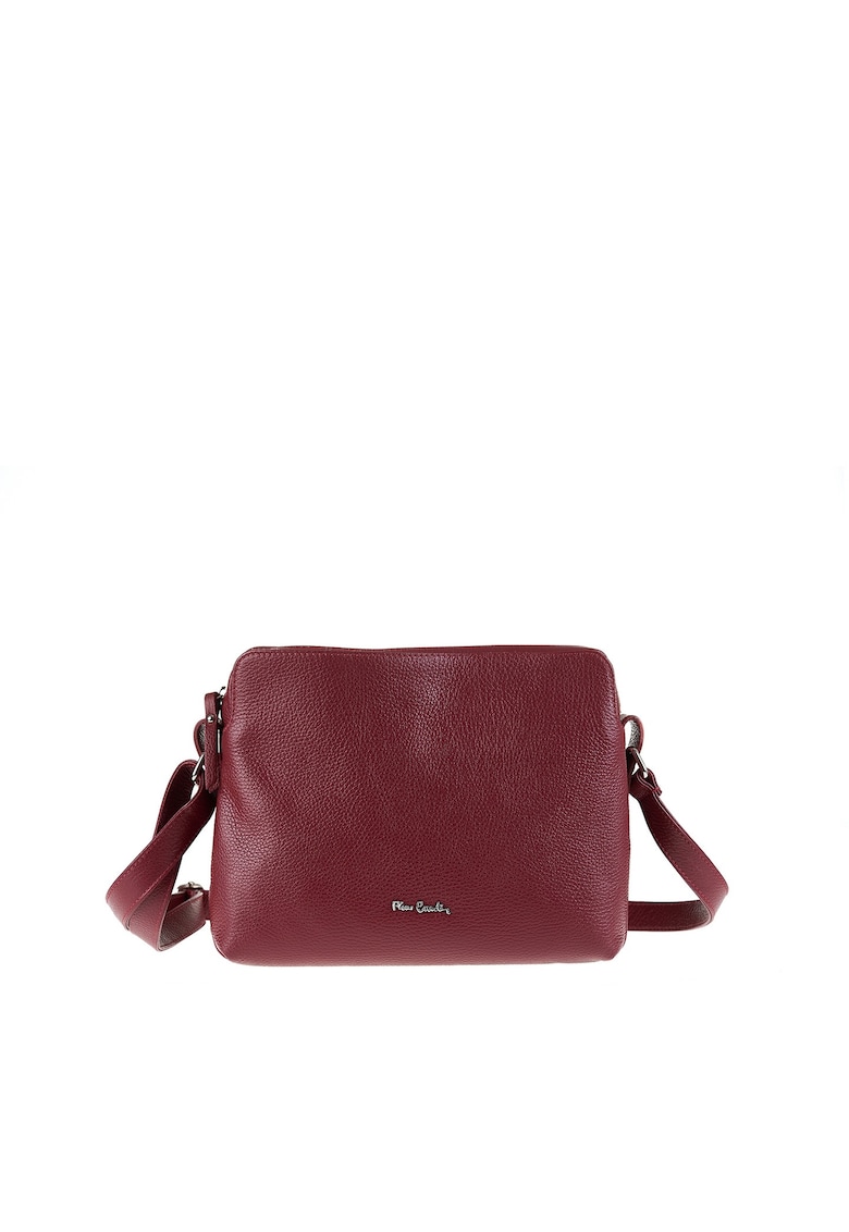 Pierre Cardin Geanta crossbody de piele Aralia - Visiniu