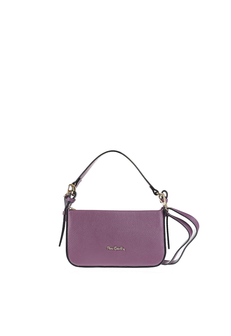 Geanta crossbody de piele Elowen - Violet pruna