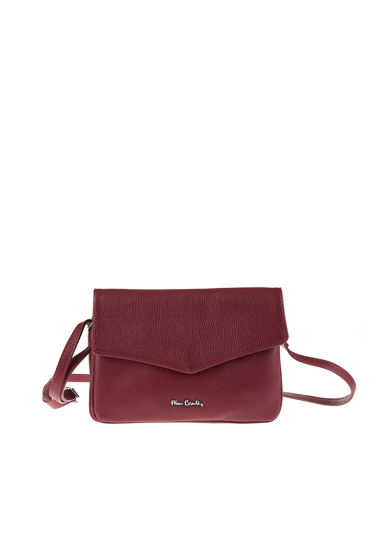 Geanta crossbody de piele Seraphina - Visiniu