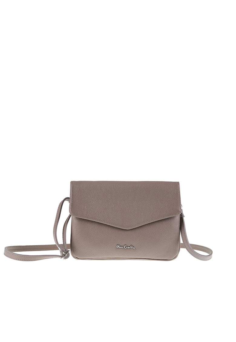 Geanta crossbody de piele Seraphina - Maro taupe