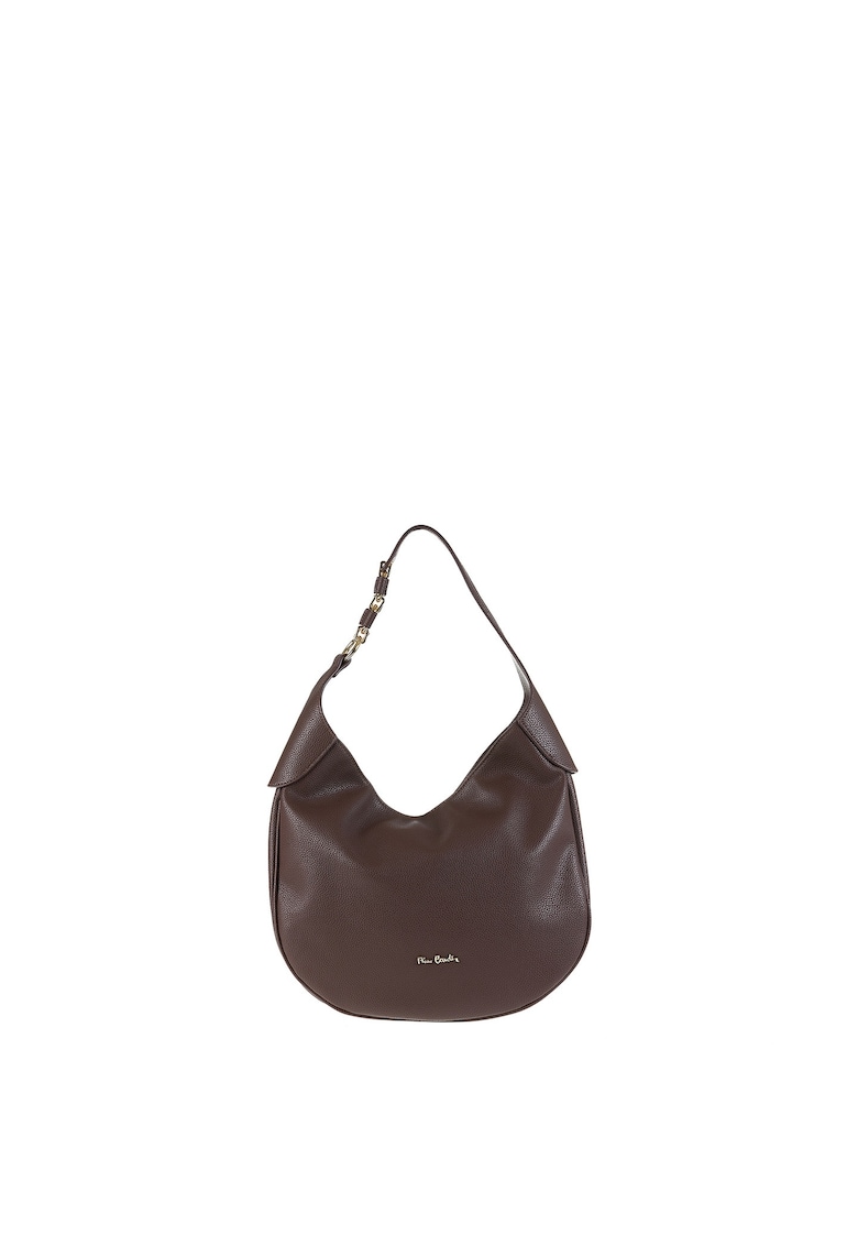 Geanta de mana cu maner si logo metalic discret