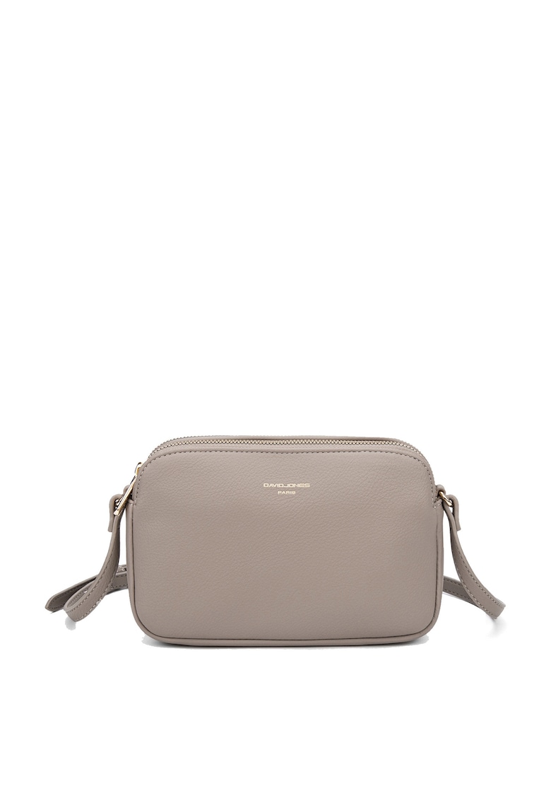 Geanta crossbody din piele ecologica cu doua compartimente