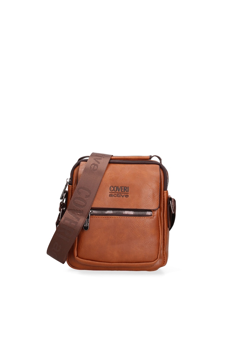 Geanta crossbody din piele ecologica Erevan - Maro scortisoara