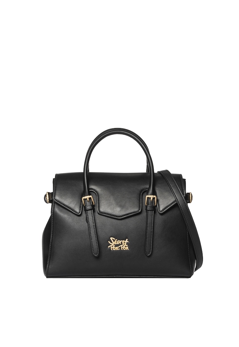 SECRET PON PON - Geanta din piele ecologica cu maner Evanthe Lux