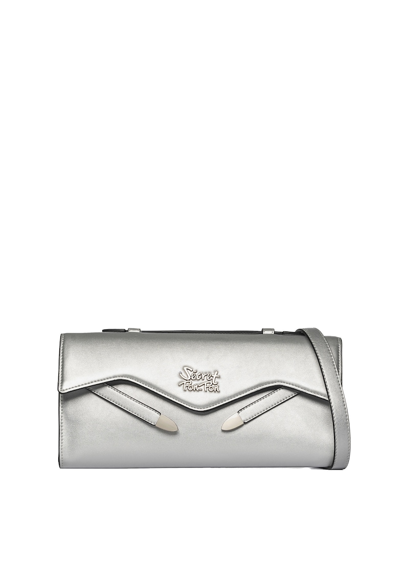 SECRET PON PON - Geanta plic cu aspect metalizat Eolara Lux