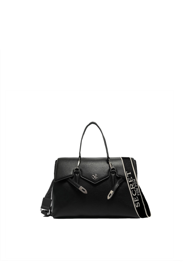 SECRET PON PON. - Geanta crossbody cu manere detasabile Elora Prime