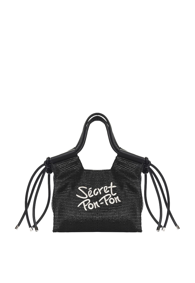 SECRET PON PON. - Geanta tote cu logo Nimue Lux