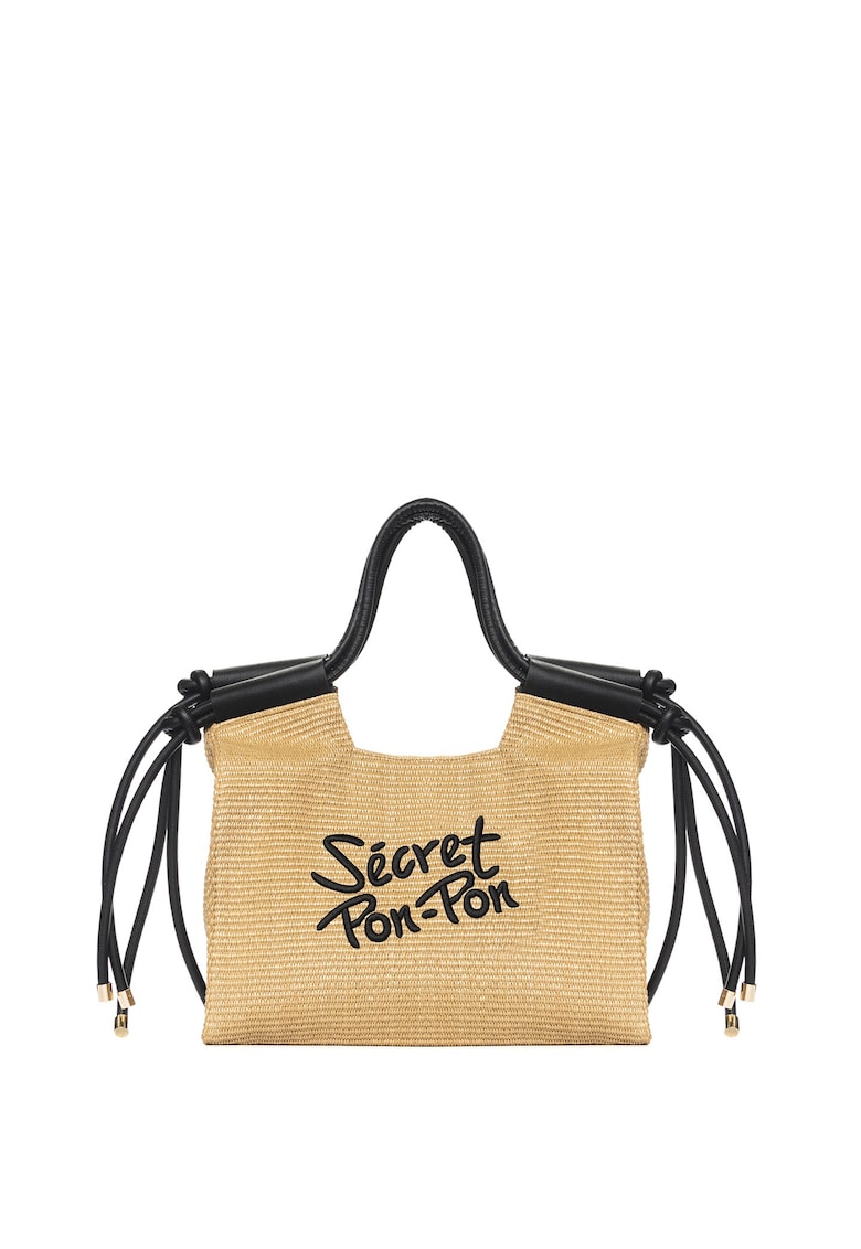 SECRET PON PON. - Geanta tote cu logo Nimue Lux