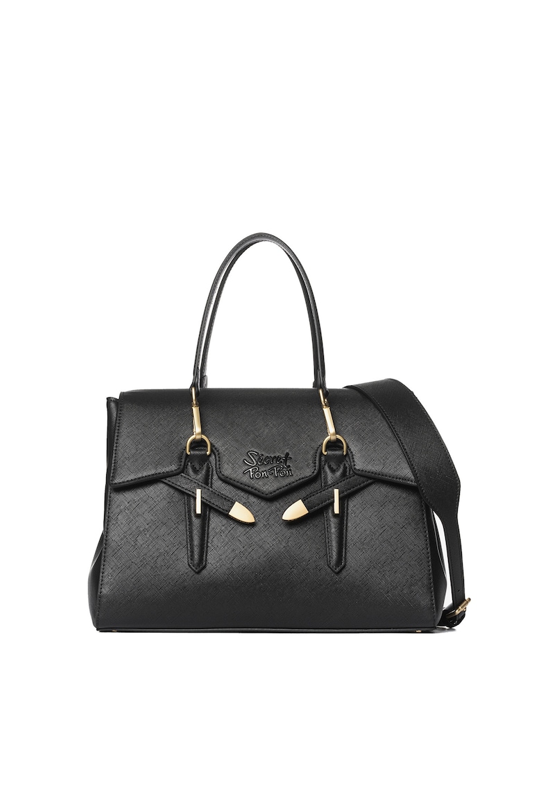 SECRET PON PON. - Geanta din piele ecologica cu maner Elora SECRET PON PON. - Geanta din piele ecologica cu maner Elora
