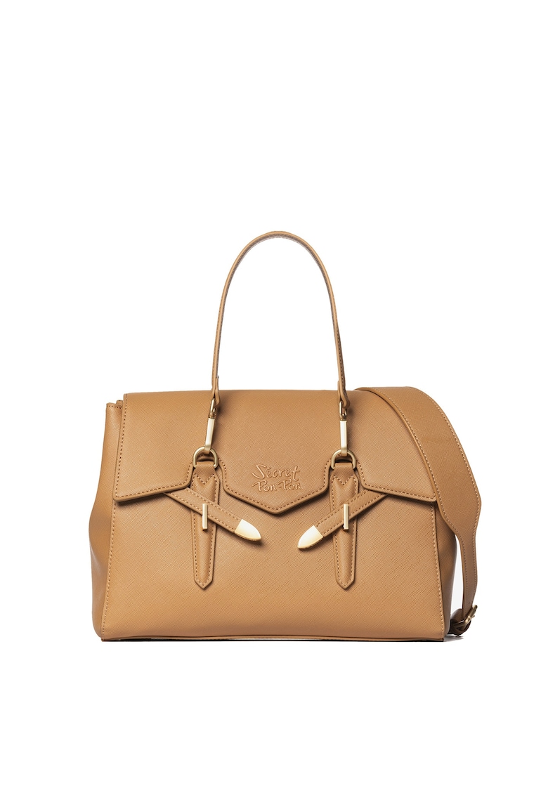 SECRET PON PON. - Geanta din piele ecologica cu maner Elora SECRET PON PON. - Geanta din piele ecologica cu maner Elora