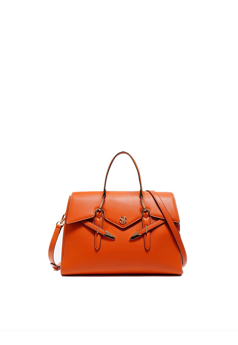 SECRET PON PON. - Geanta din piele ecologica cu maner Ardenza - Portocaliu