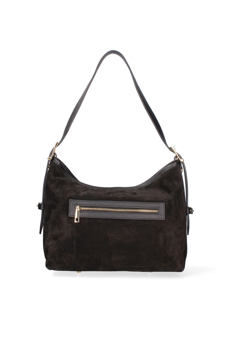 Geanta de piele intoarsa cu bareta de umar Araminta Pro Geanta de piele intoarsa cu bareta de umar Araminta Pro