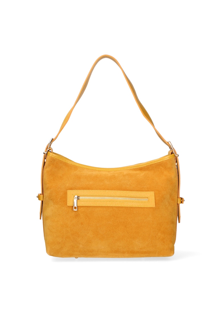 Geanta de piele intoarsa cu bareta de umar Araminta Pro Geanta de piele intoarsa cu bareta de umar Araminta Pro