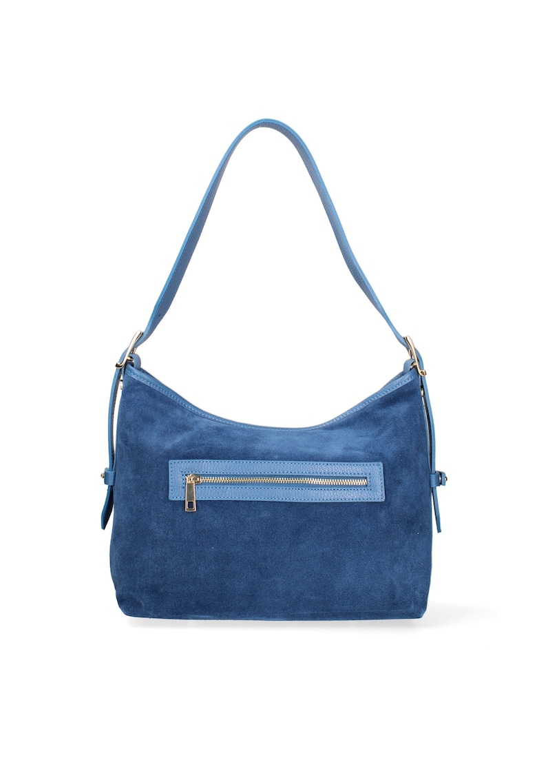 Geanta de piele intoarsa cu bareta de umar Araminta Pro Geanta de piele intoarsa cu bareta de umar Araminta Pro