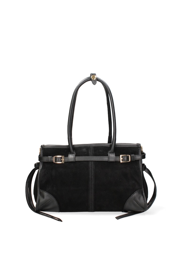 Geanta de piele intoarsa cu bareta de umar Novara Ultra Geanta de piele intoarsa cu bareta de umar Novara Ultra