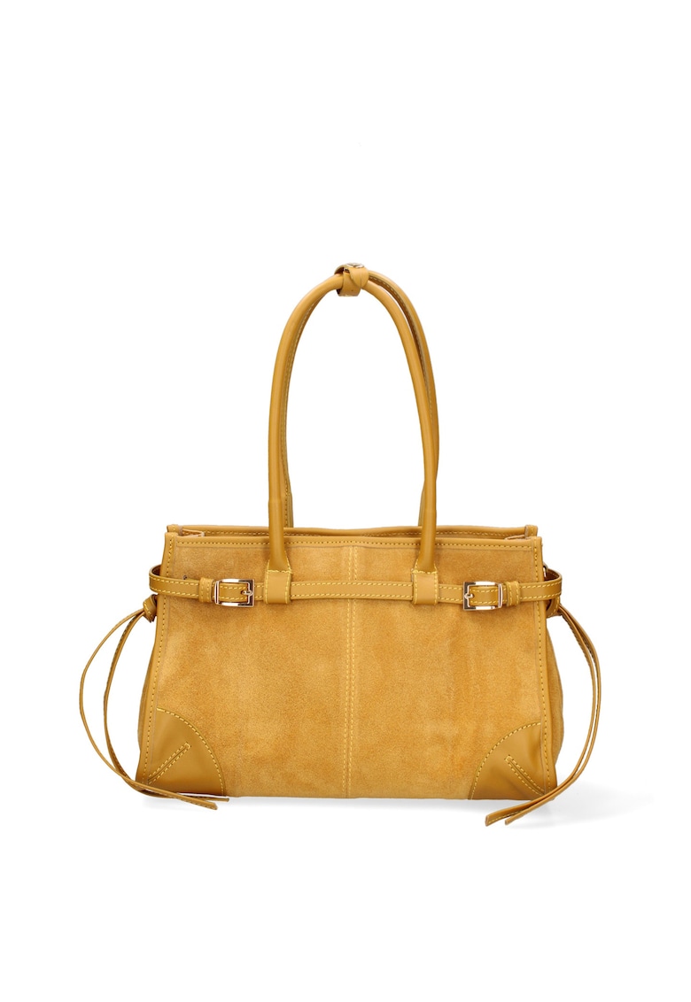 Geanta de piele intoarsa cu bareta de umar Novara Ultra Geanta de piele intoarsa cu bareta de umar Novara Ultra