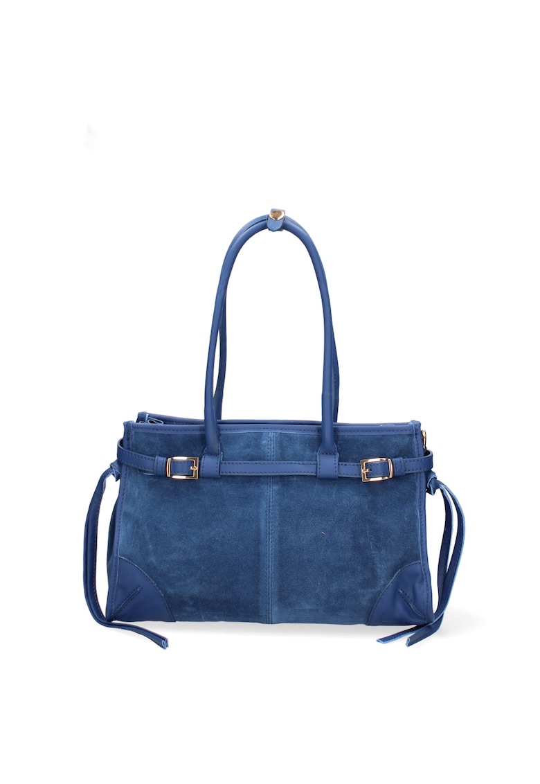 Geanta de piele intoarsa cu bareta de umar Novara Ultra Geanta de piele intoarsa cu bareta de umar Novara Ultra