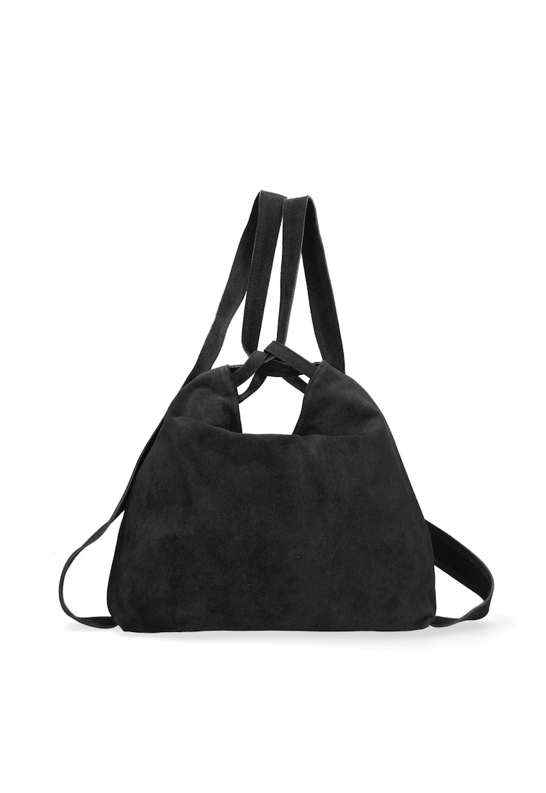 Geanta hobo din piele intoarsa Silvana