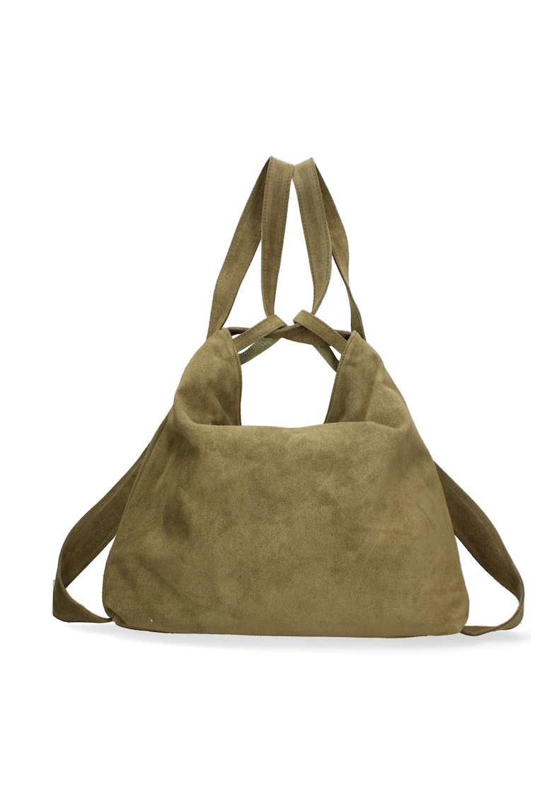 Geanta hobo din piele intoarsa Silvana