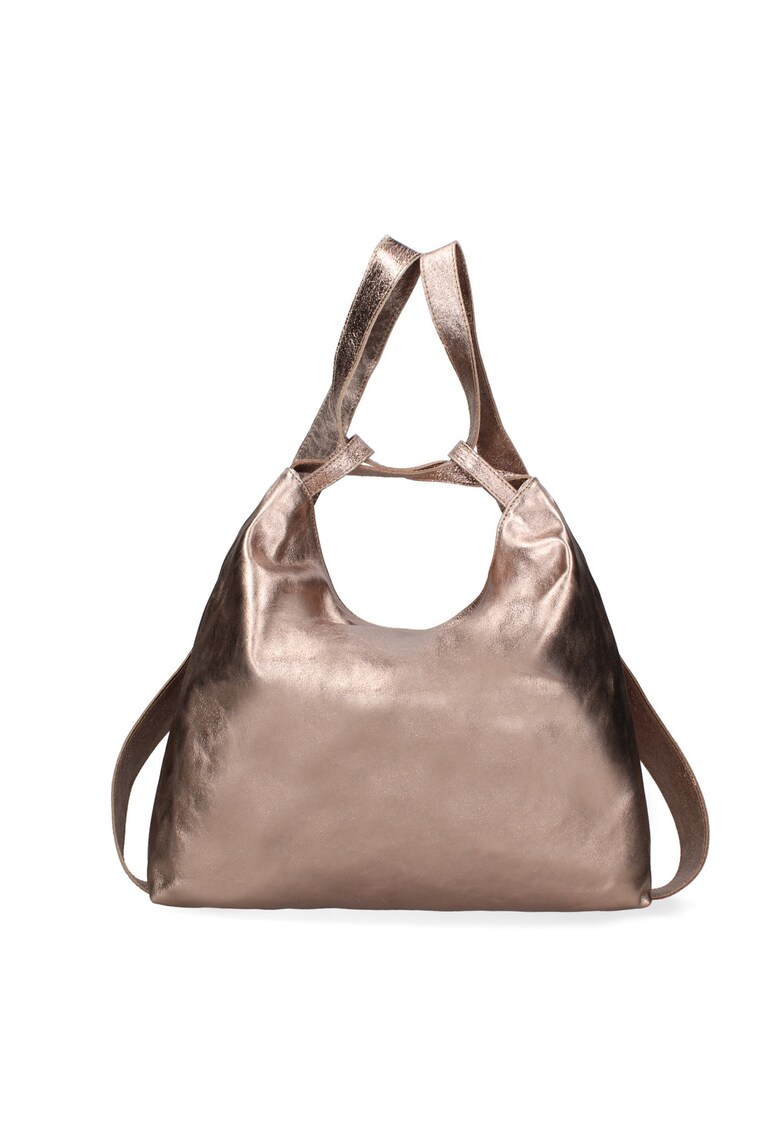 Geanta hobo din piele Edera - Bronz
