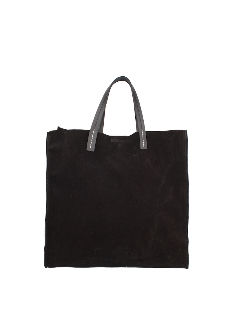 Geanta tote din piele intoarsa cu etui detasabil Novara Lux