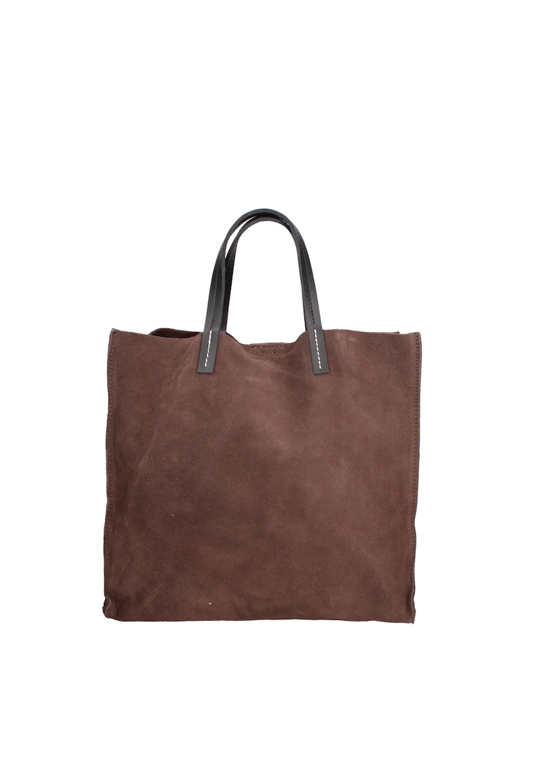 Geanta tote din piele intoarsa cu etui detasabil Novara Lux