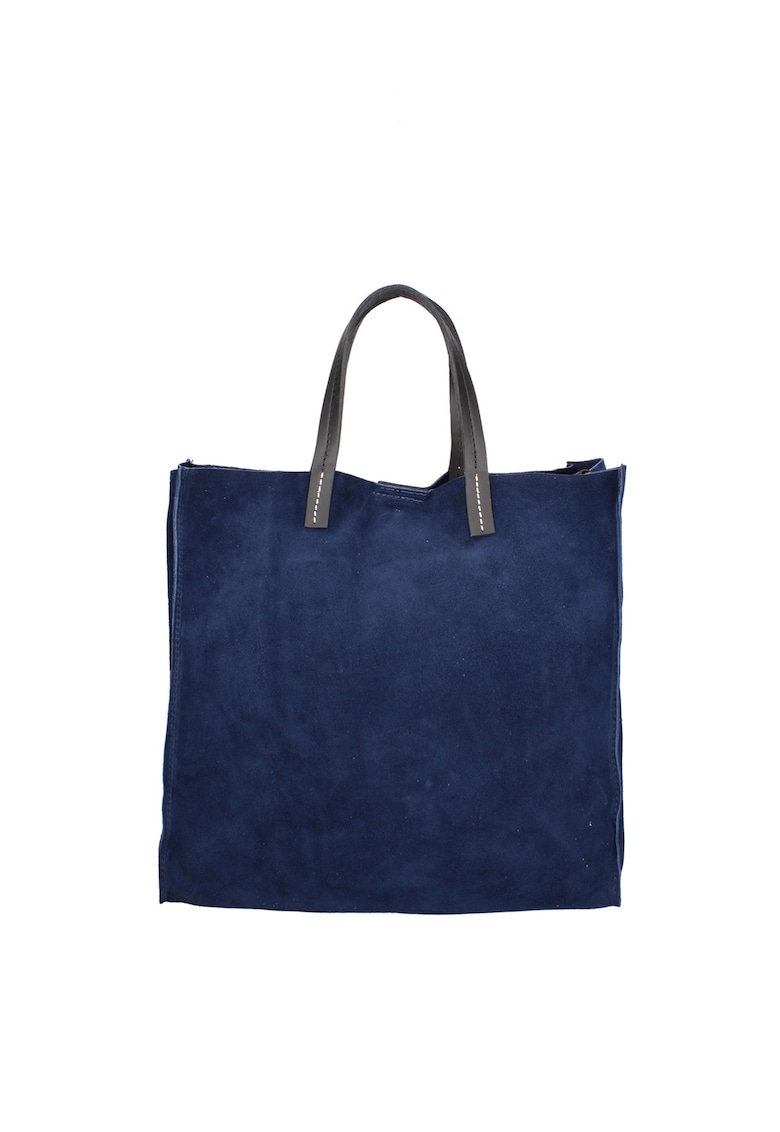 Geanta tote din piele intoarsa cu etui detasabil Novara Lux