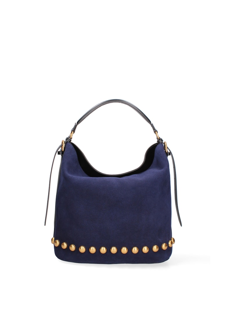 Geanta din piele intoarsa cu bareta de umar Seraphina