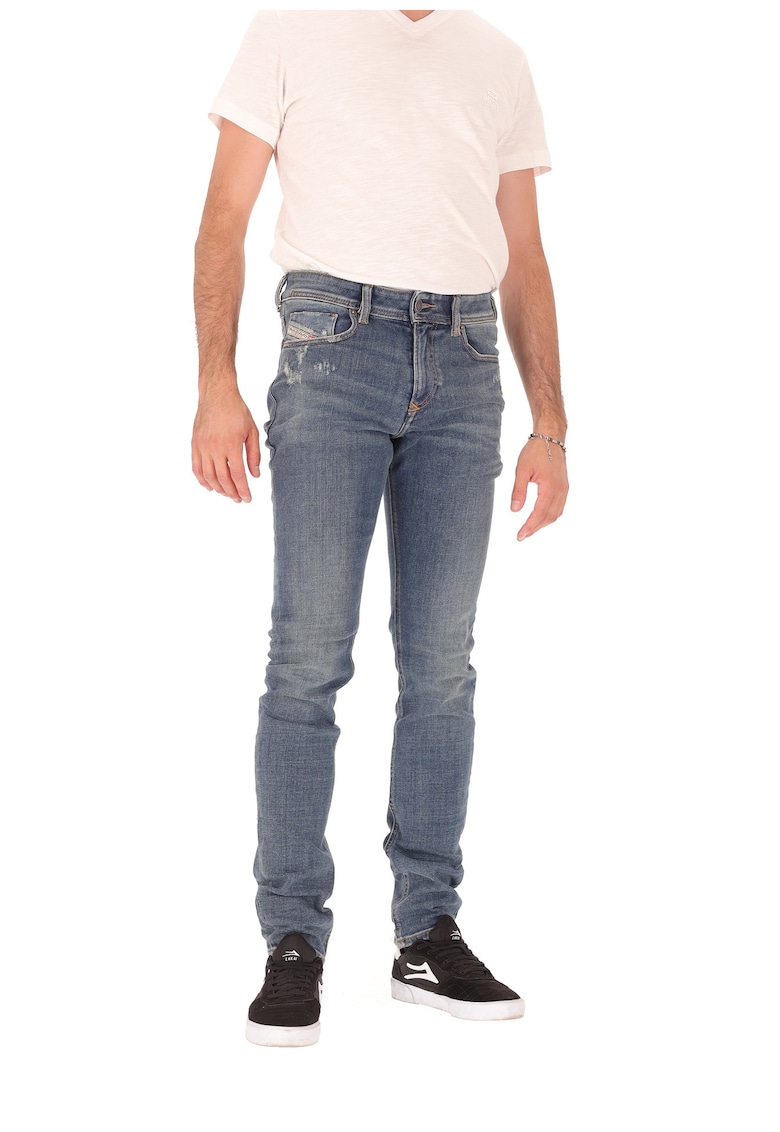 Blugi slim fit Valerian - Bleumarin
