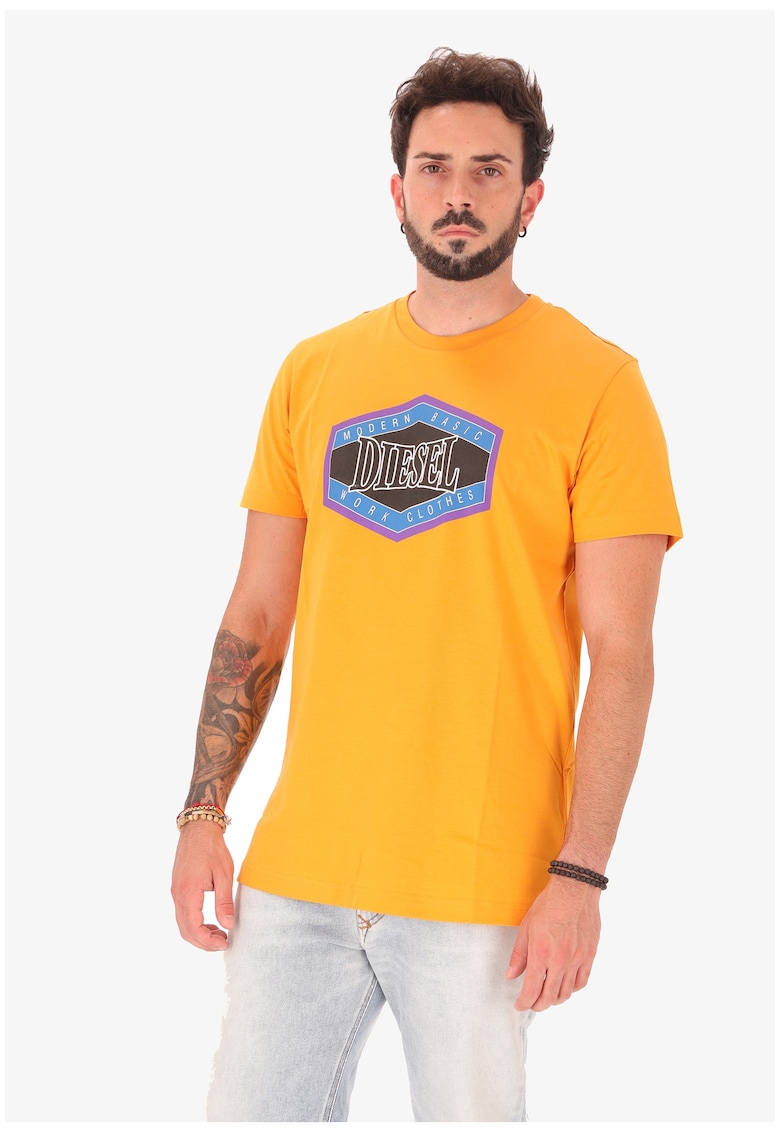 Tricou de bumbac cu imprimeu logo