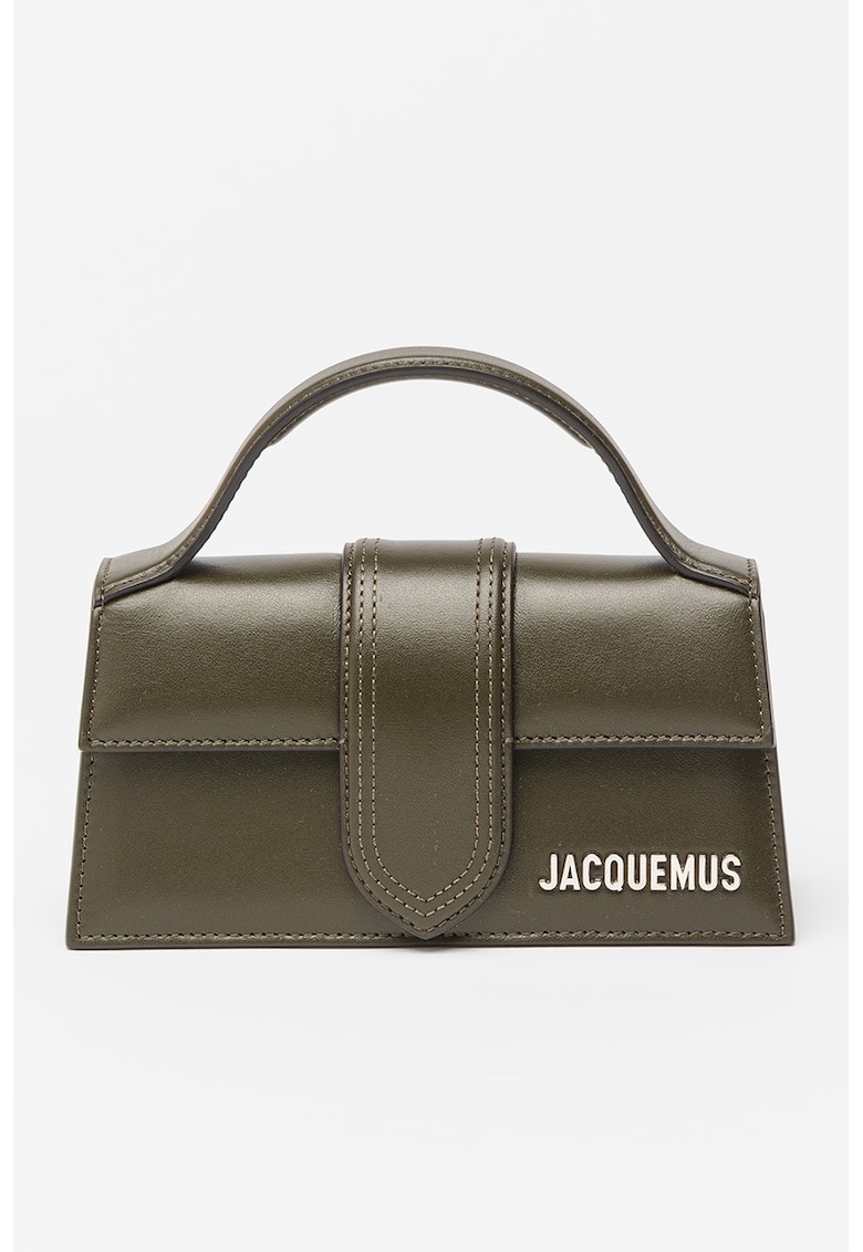 Geanta mica din piele cu maner si bareta de umar Bambino