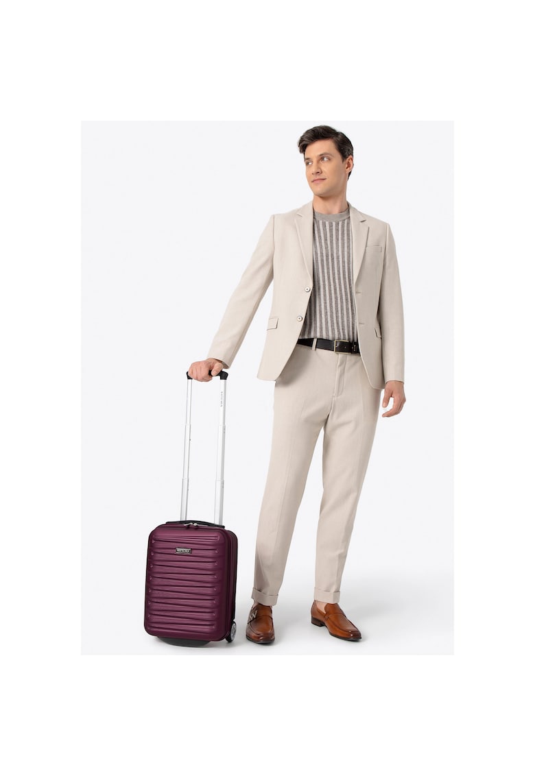 Troler Skyspeed Line - 40x30x20cm - ABS - bordou - set disponibil