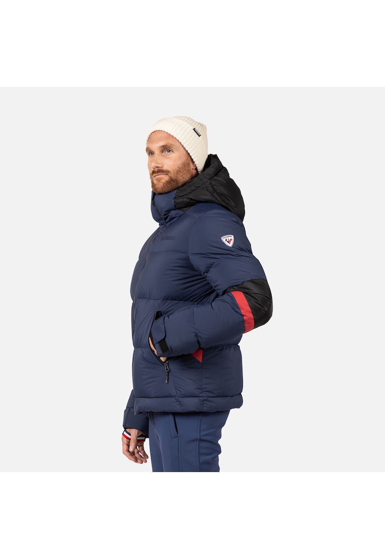 Geaca ski DAILLE DOWN JKT - cu puf - culoare albastru inchis - pentru barbati - marimea