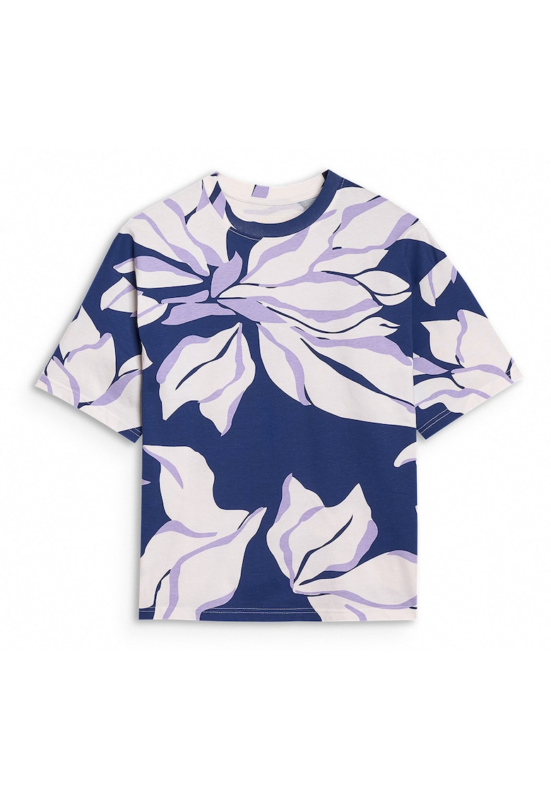 Tricou Oversize 100% Bumbac - Imprimeu - Multicolor