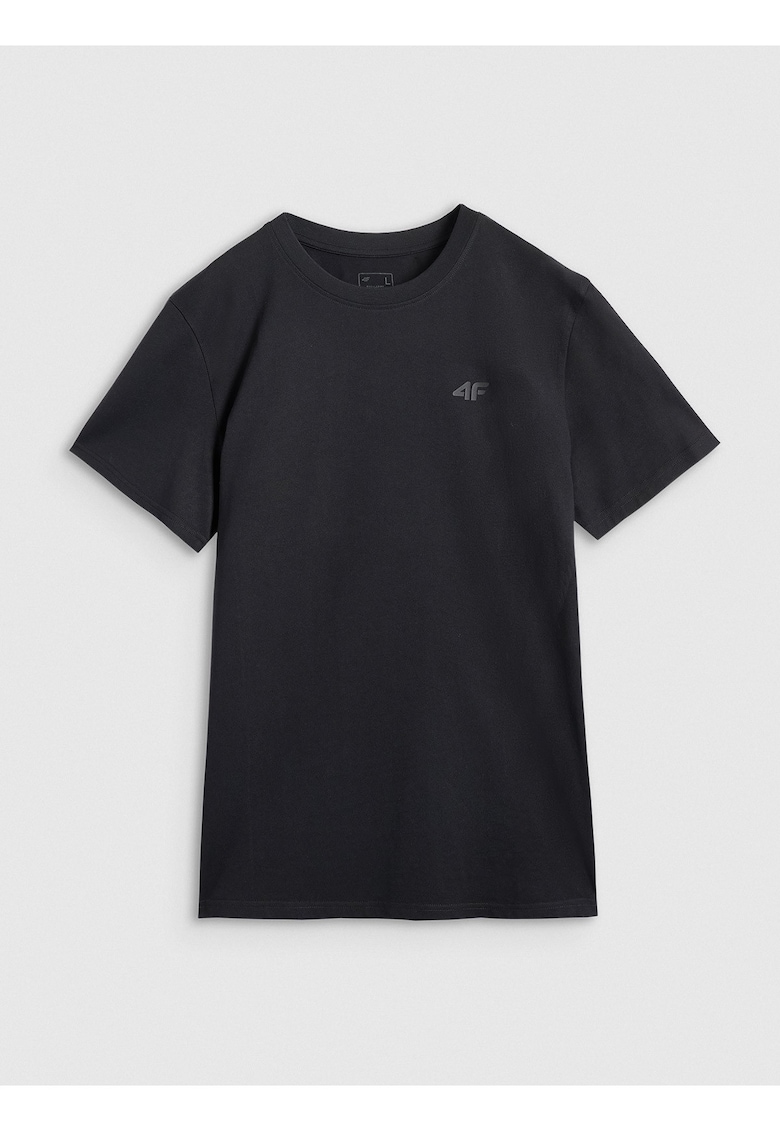 Tricou Barbati Negru 100% Bumbac Regular - Negru